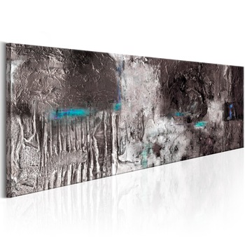 Tablou pictat manual - Masina de Argint - 135 x 45 cm Tablou pictat manual - Masina de Argint - 135 x 45 cm