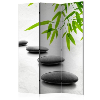 Paravan din 3 parti - Zen Stones - 135x172cm Paravan din 3 parti - Zen Stones - 135x172cm