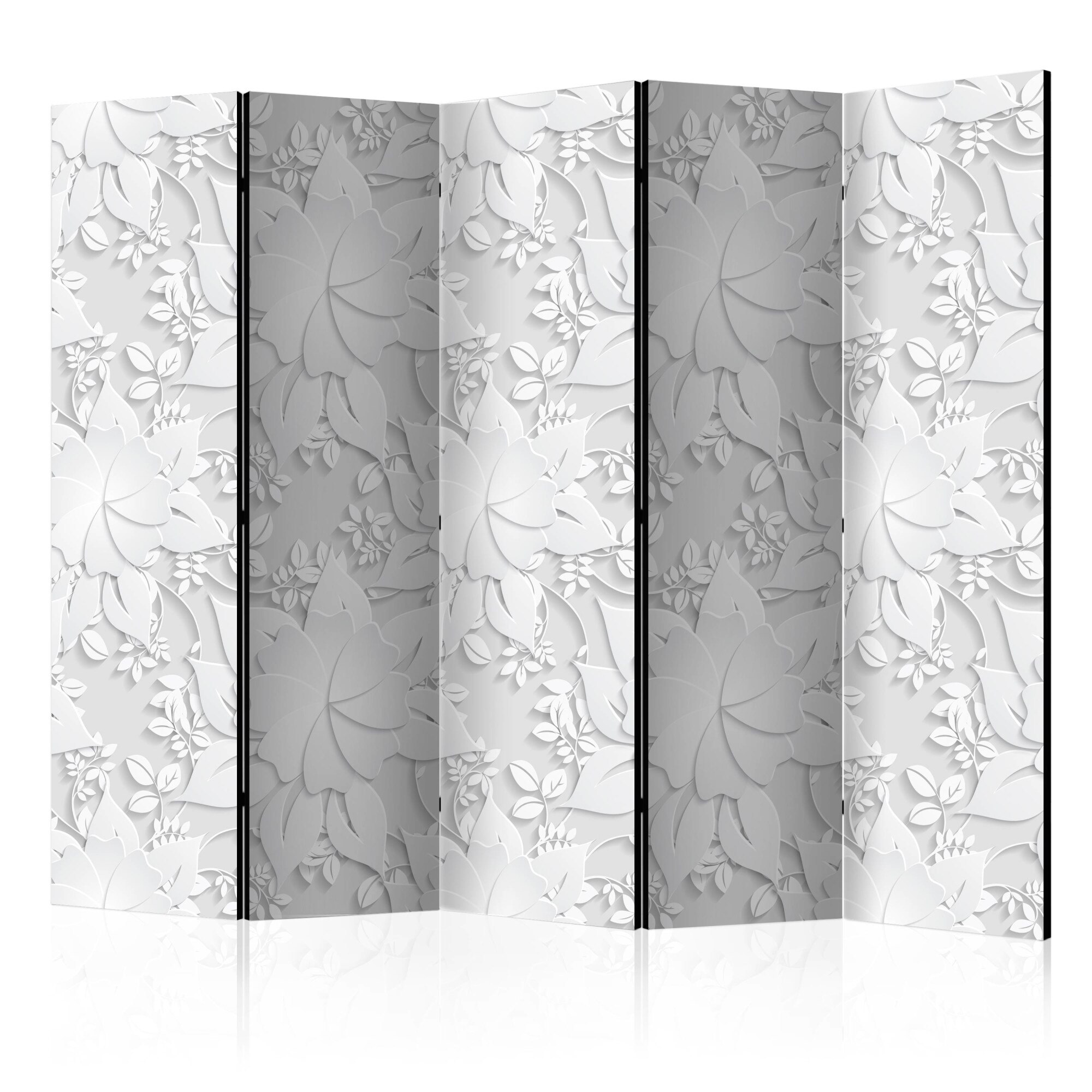Paravan din 5 parti - Room divider /-/ Flowers - 225x172cm