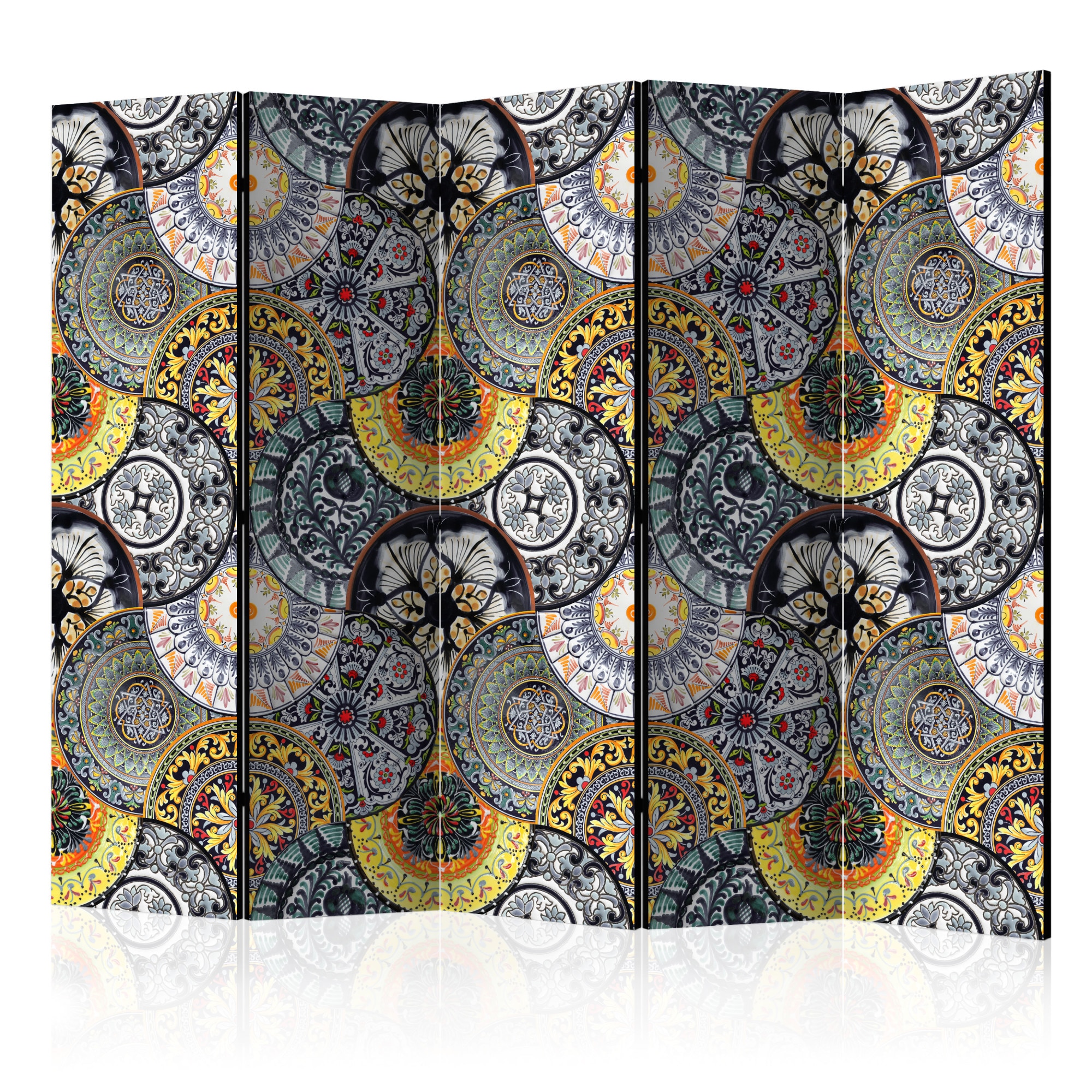 Paravan din 5 parti - Painted Exoticism II - 225x172cm