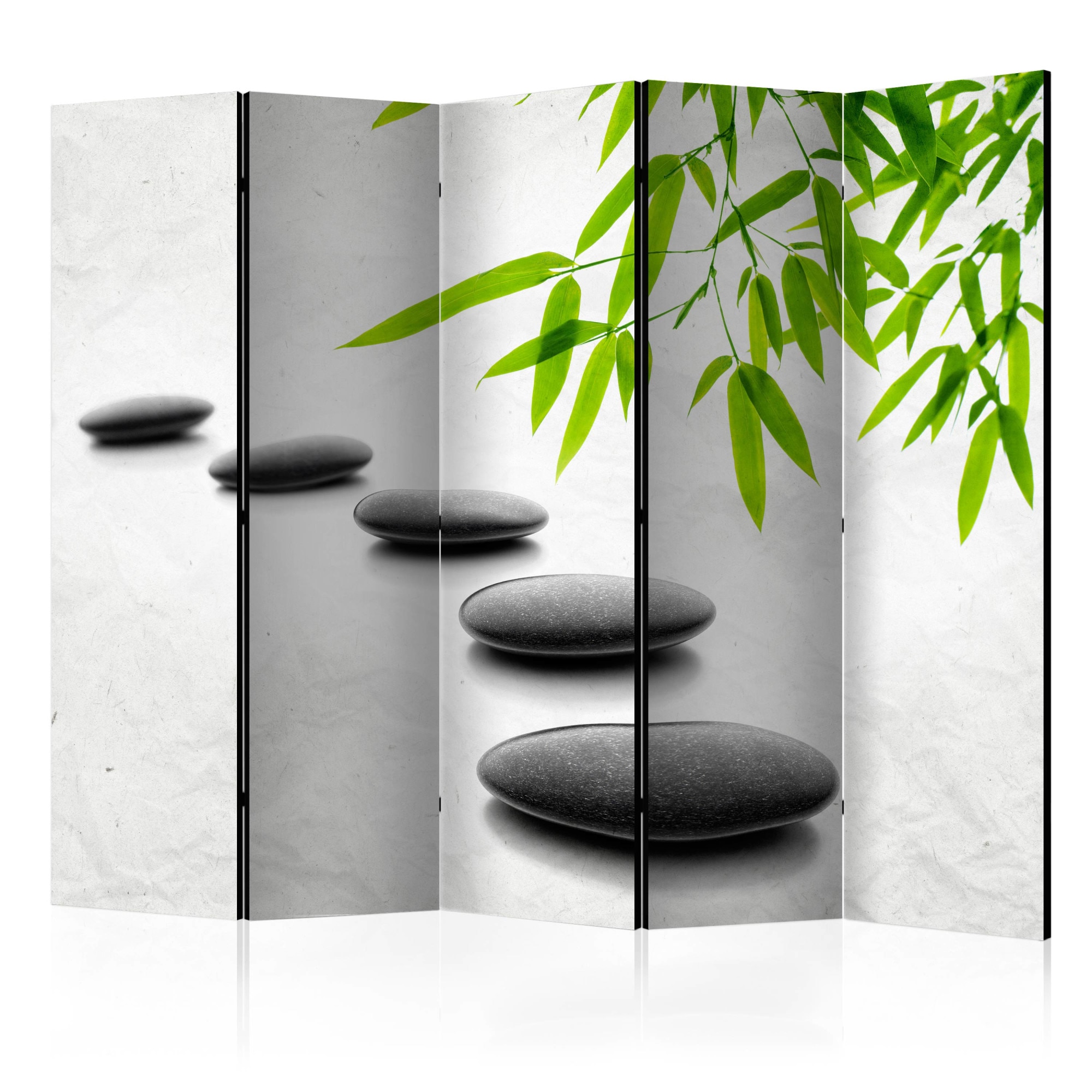 Paravan din 5 parti - Zen Stones II - 225x172cm