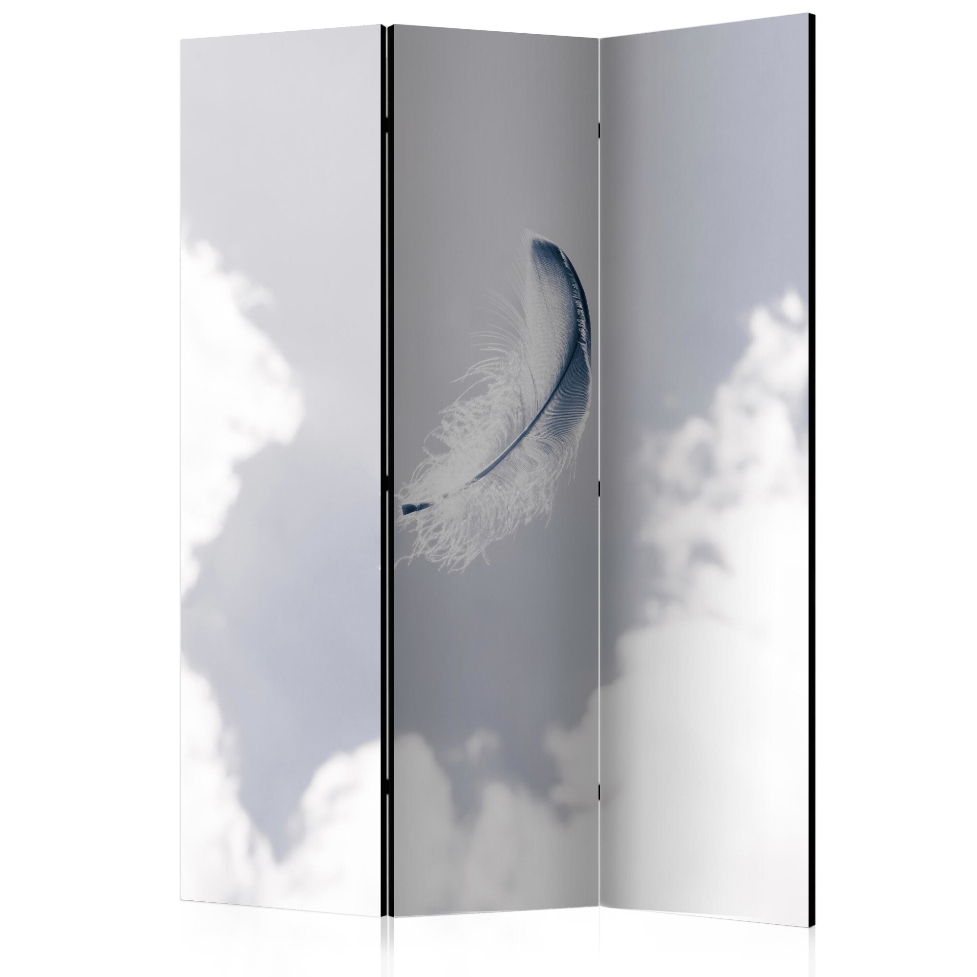 Paravan din 3 parti - Angelic Feather - 135x172cm