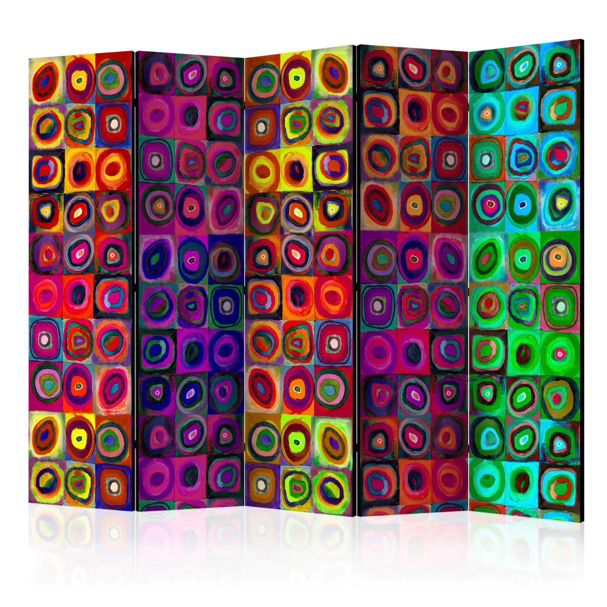 Paravan din 5 parti - Colorful Abstract Art II - 225x172cm