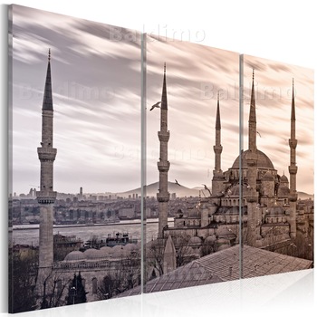 Tablou canvas 3 piese - Inspiratie din Orientul Apropiat - 120x80 cm Tablou canvas 3 piese - Inspiratie din Orientul Apropiat - 120x80 cm