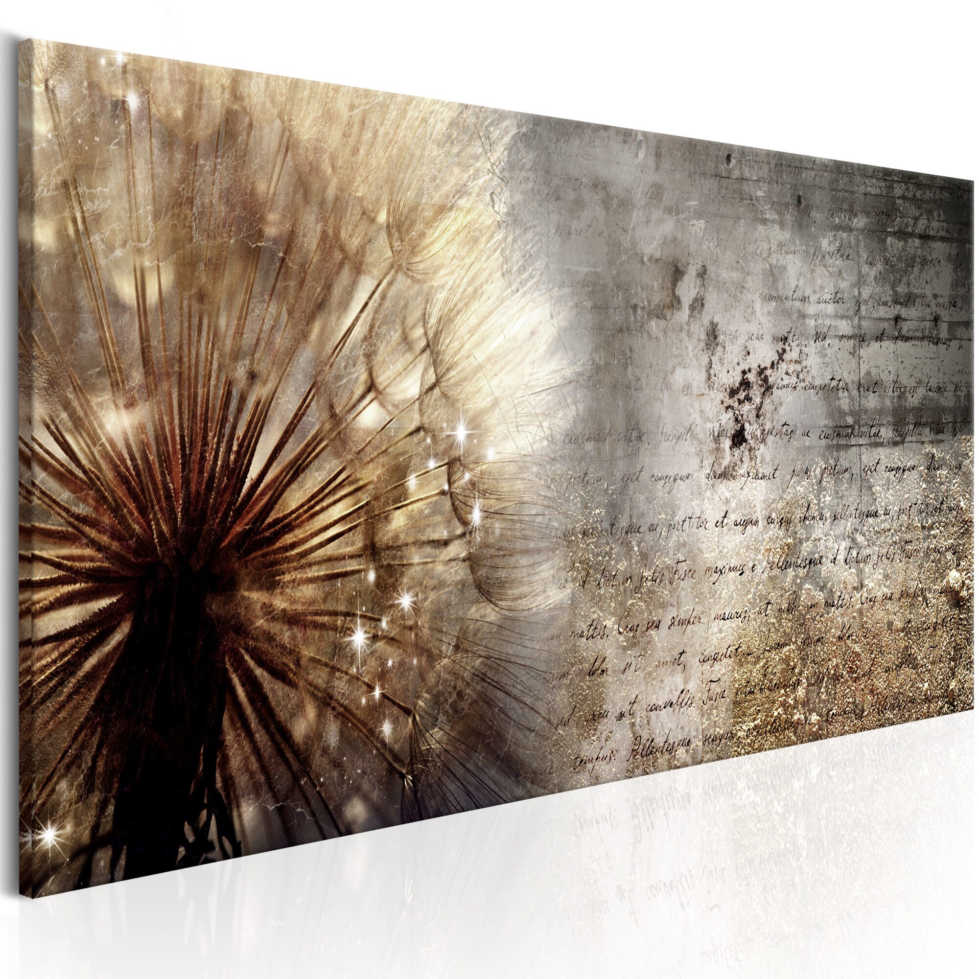Tablou canvas - Papadie pe beton - 120x40 cm