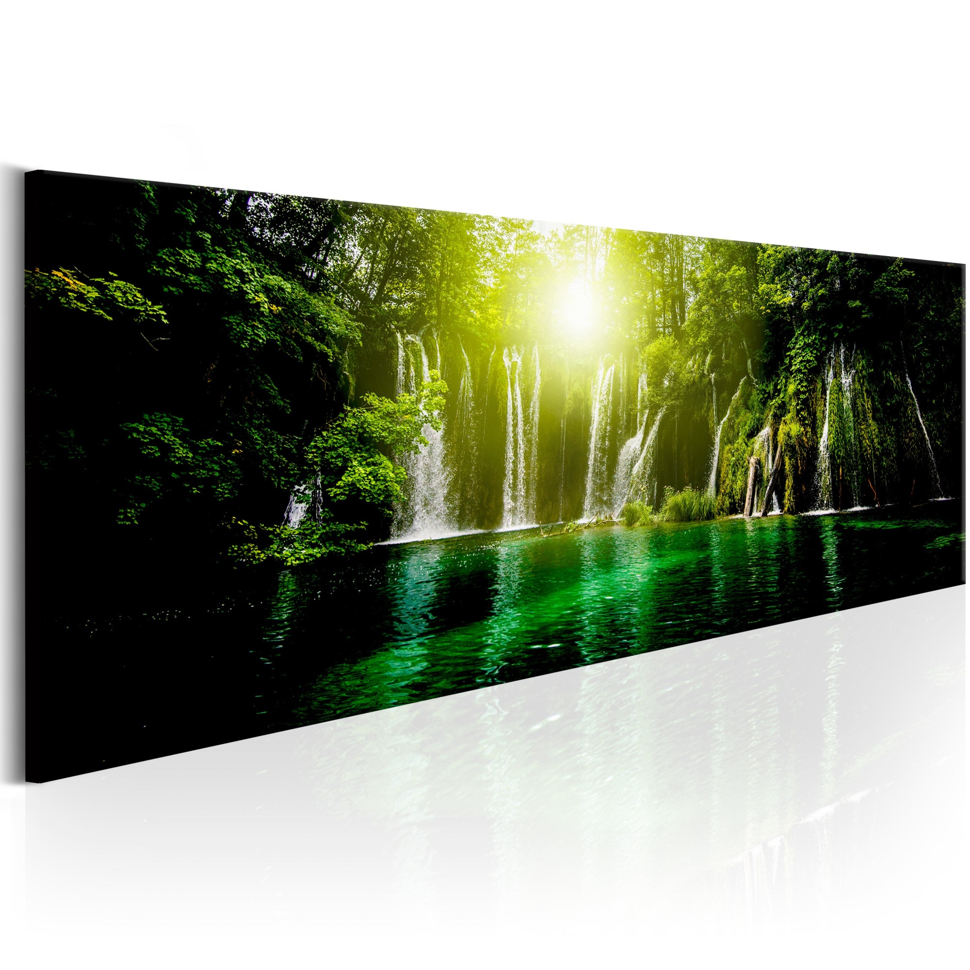 Tablou canvas - Smarald Treasure - 150x50 cm