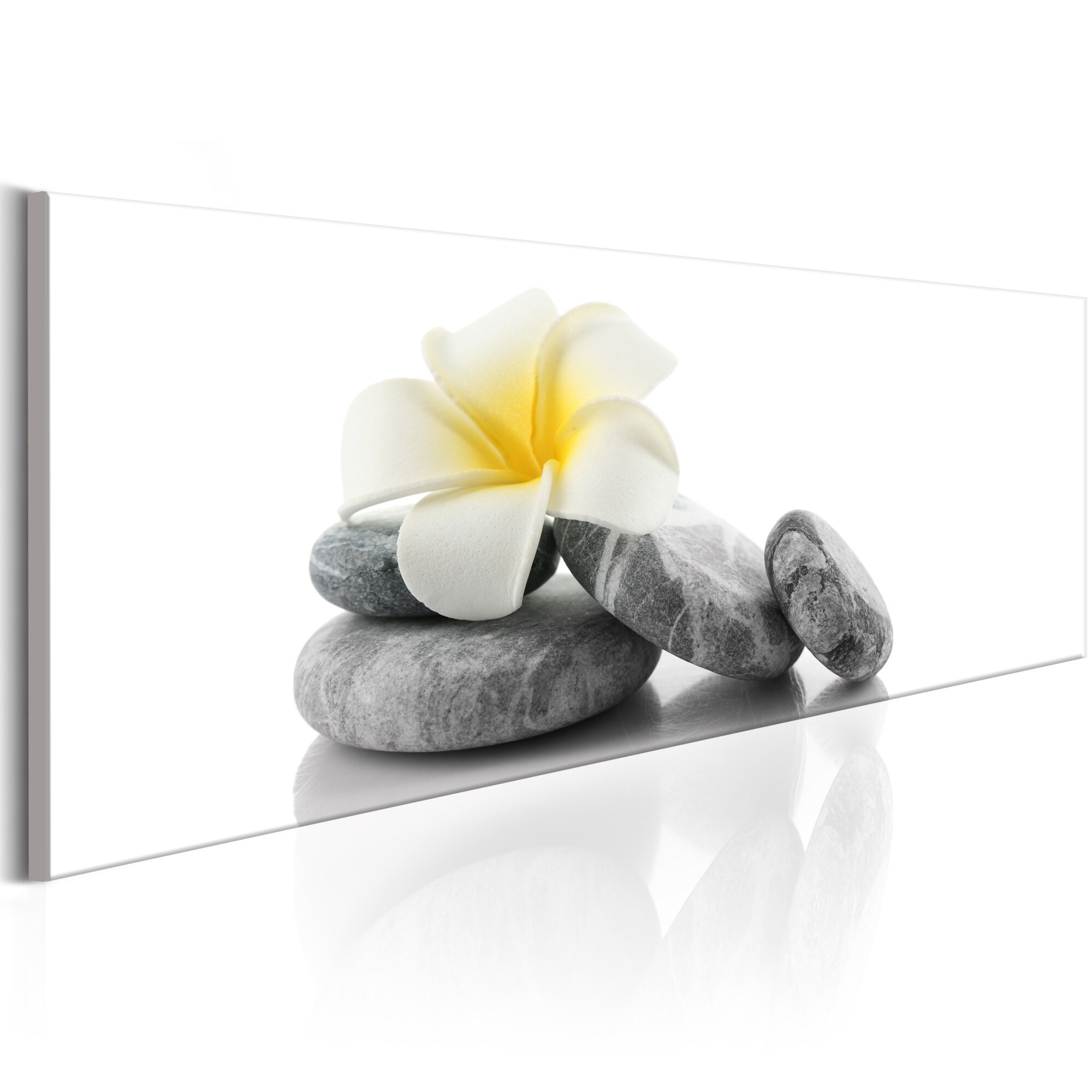 Tablou canvas - Lotus alb - 150x50 cm