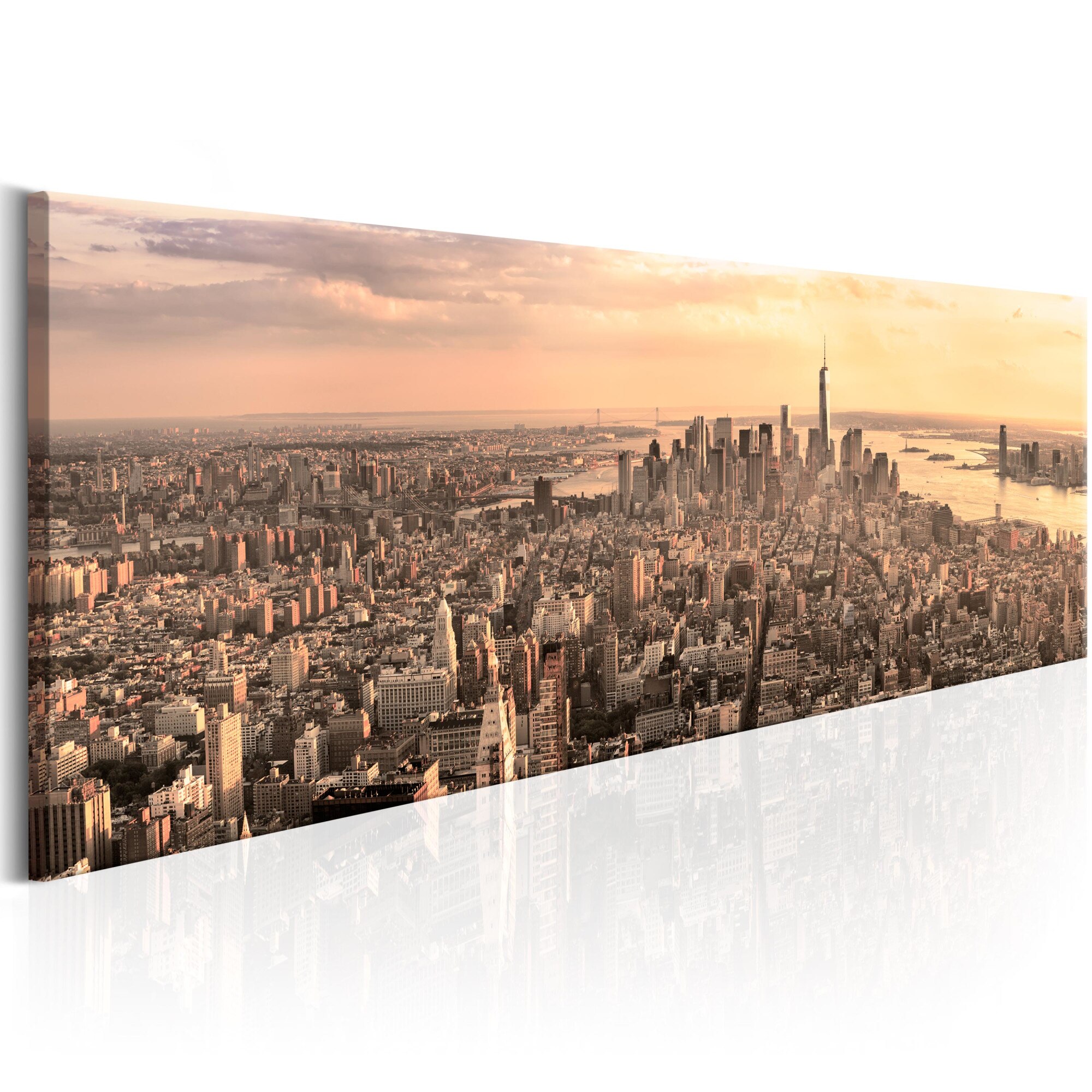 Tablou canvas - NYC: Frumusetea urbana - 150x50 cm