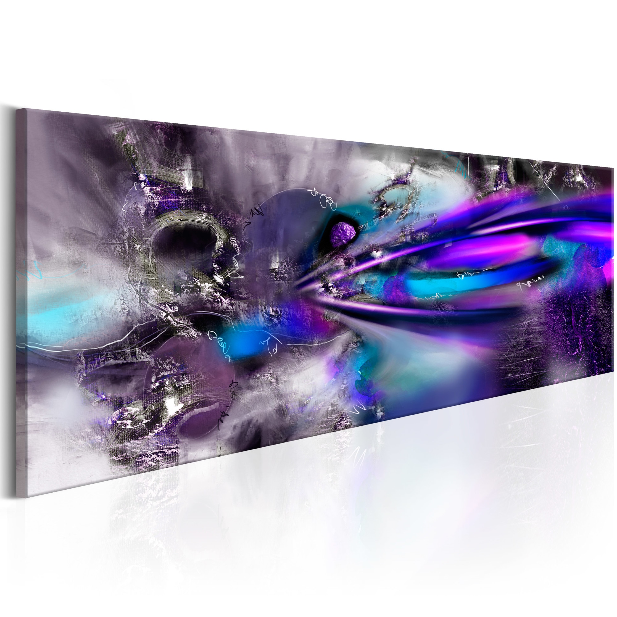 Tablou canvas - Purple Comet - 150x50 cm