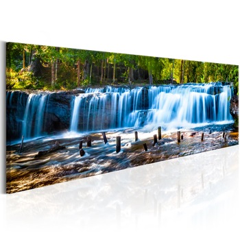 Tablou canvas - Cascada frumoasa - 150x50 cm Tablou canvas - Cascada frumoasa - 150x50 cm