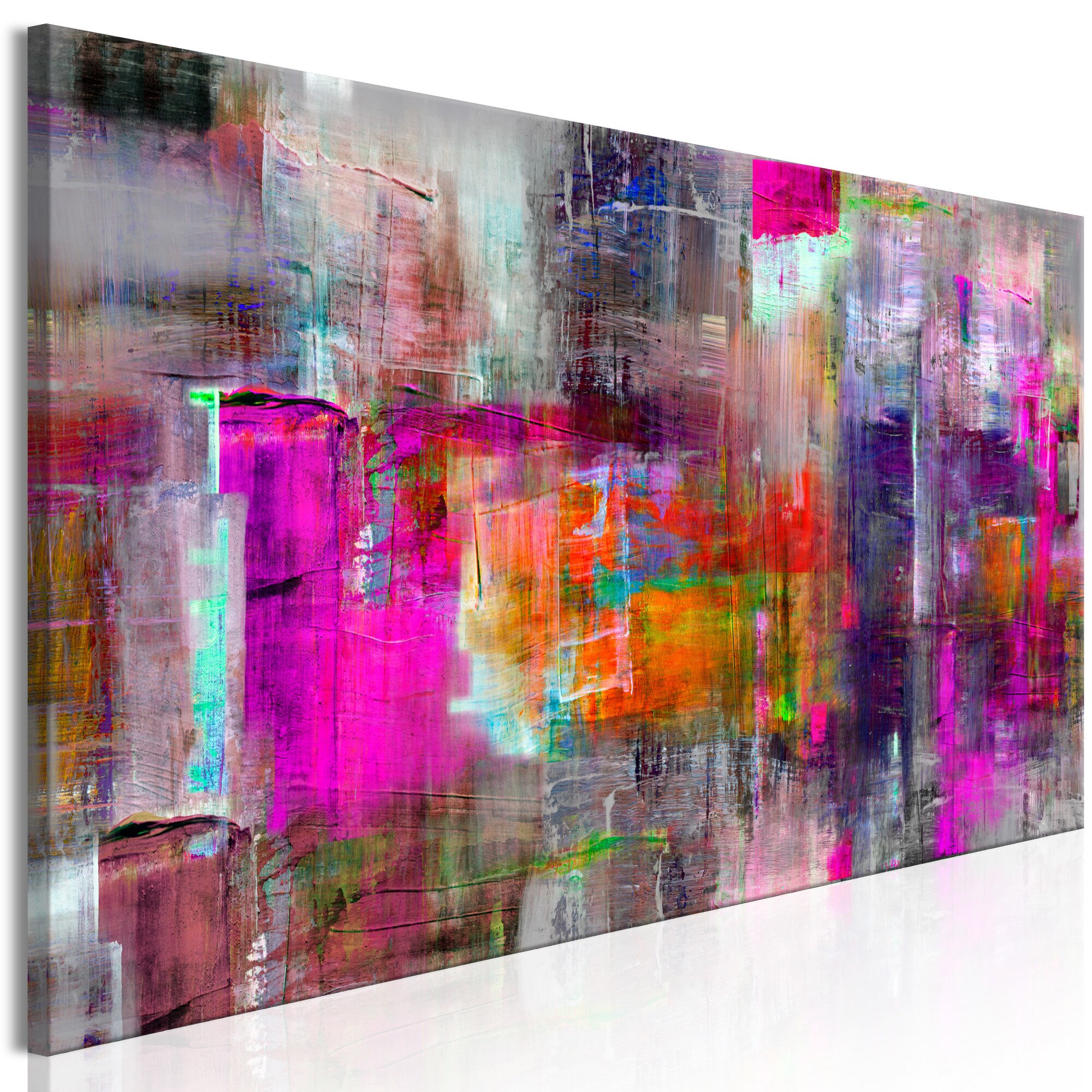 Tablou canvas - Taramul culorilor - 150x50 cm