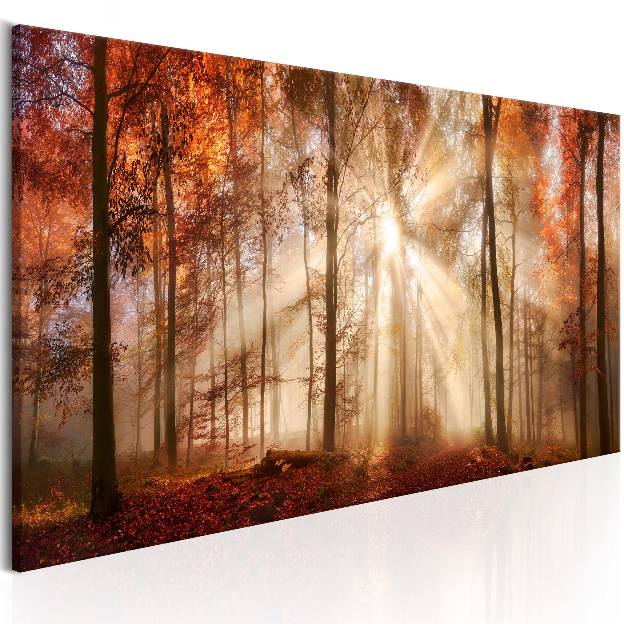 Tablou canvas - Autumn Dawn - 150x50 cm