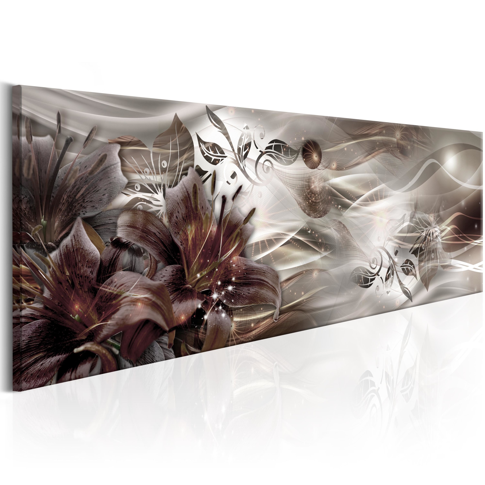 Tablou canvas - Flower Galaxy - 150x50 cm