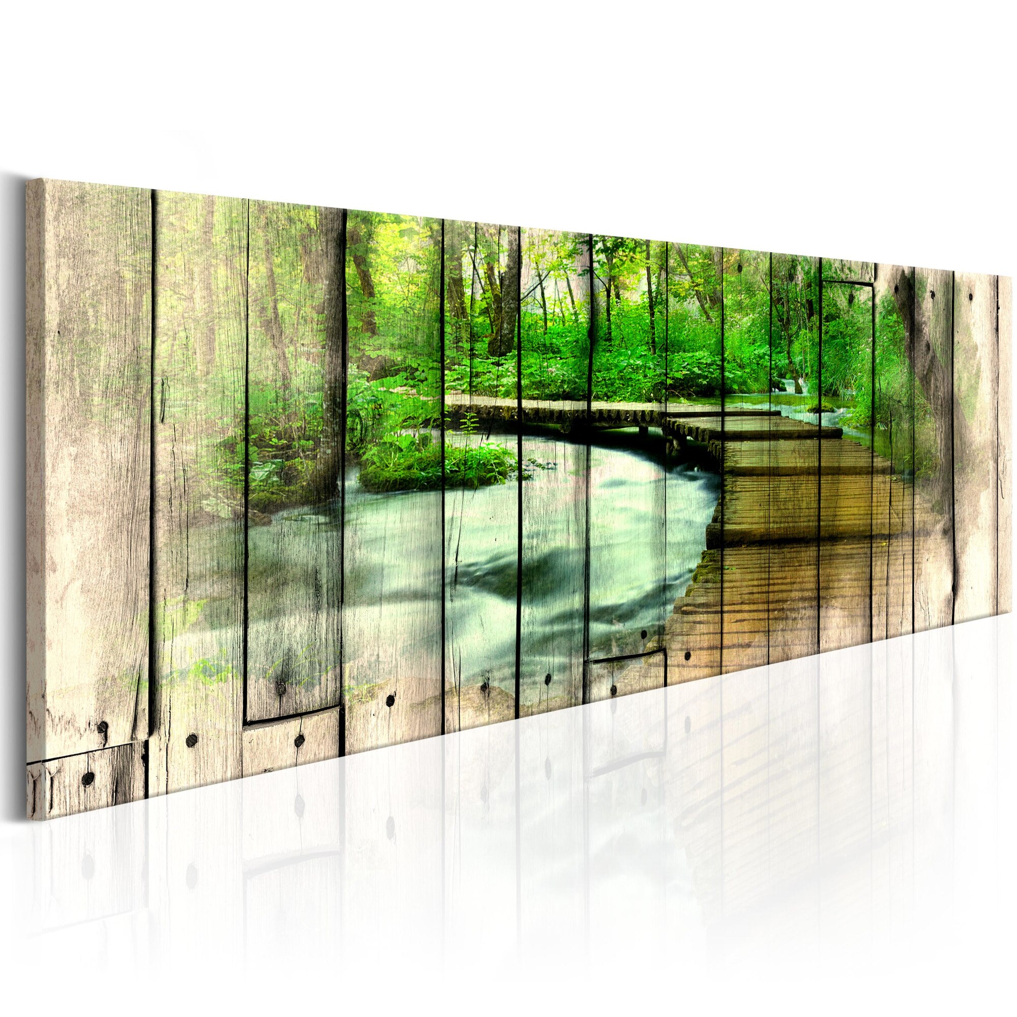 Tablou canvas - Amintiri de padure - 150x50 cm