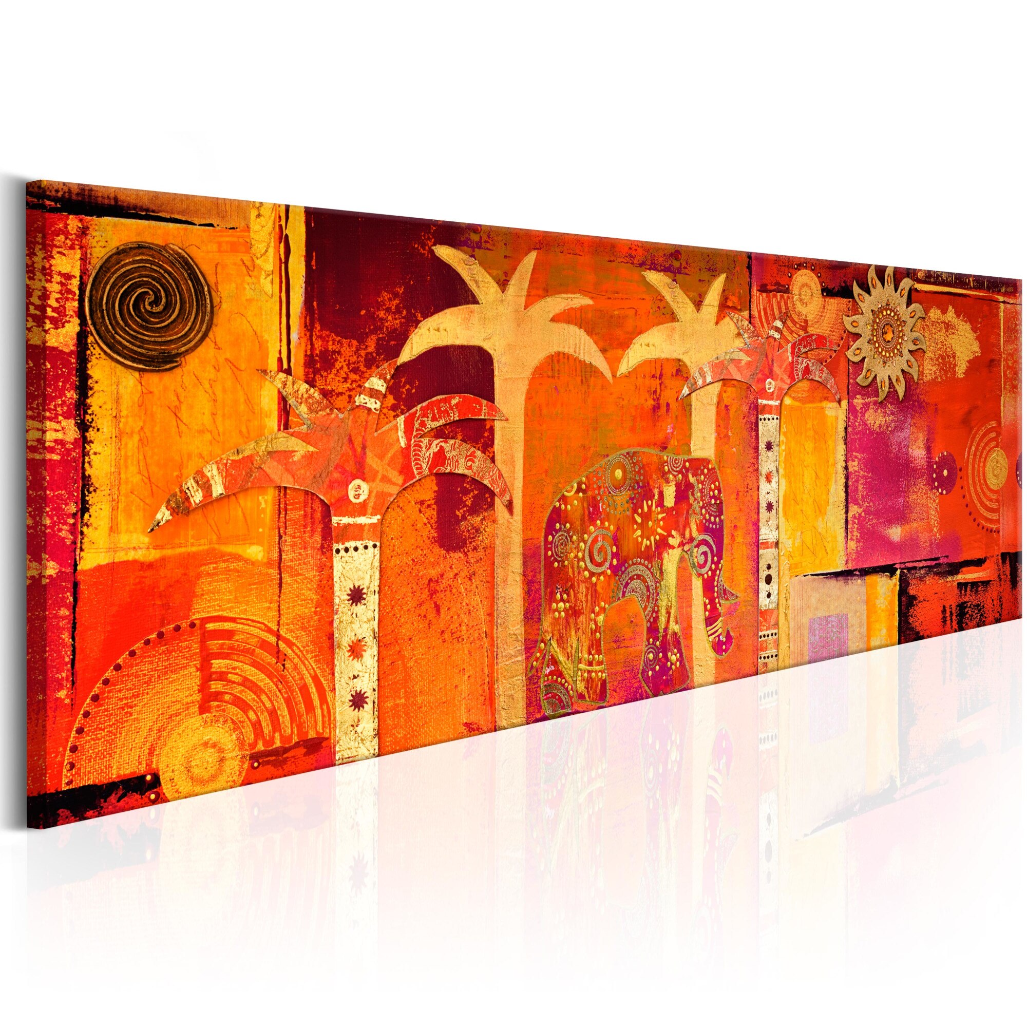 Tablou canvas - African Collage - 150x50 cm