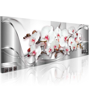 Tablou canvas - Aranjament de flori - 150x50 cm Tablou canvas - Aranjament de flori - 150x50 cm