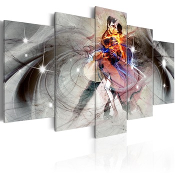 Tablou canvas 5 piese - Madness of Love - 100x50 cm Tablou canvas 5 piese - Madness of Love - 100x50 cm