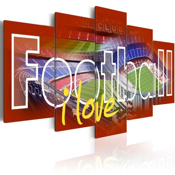 Tablou canvas 5 piese - Jocul pe care Il iubesc - 100x50 cm Tablou canvas 5 piese - Jocul pe care Il iubesc - 100x50 cm