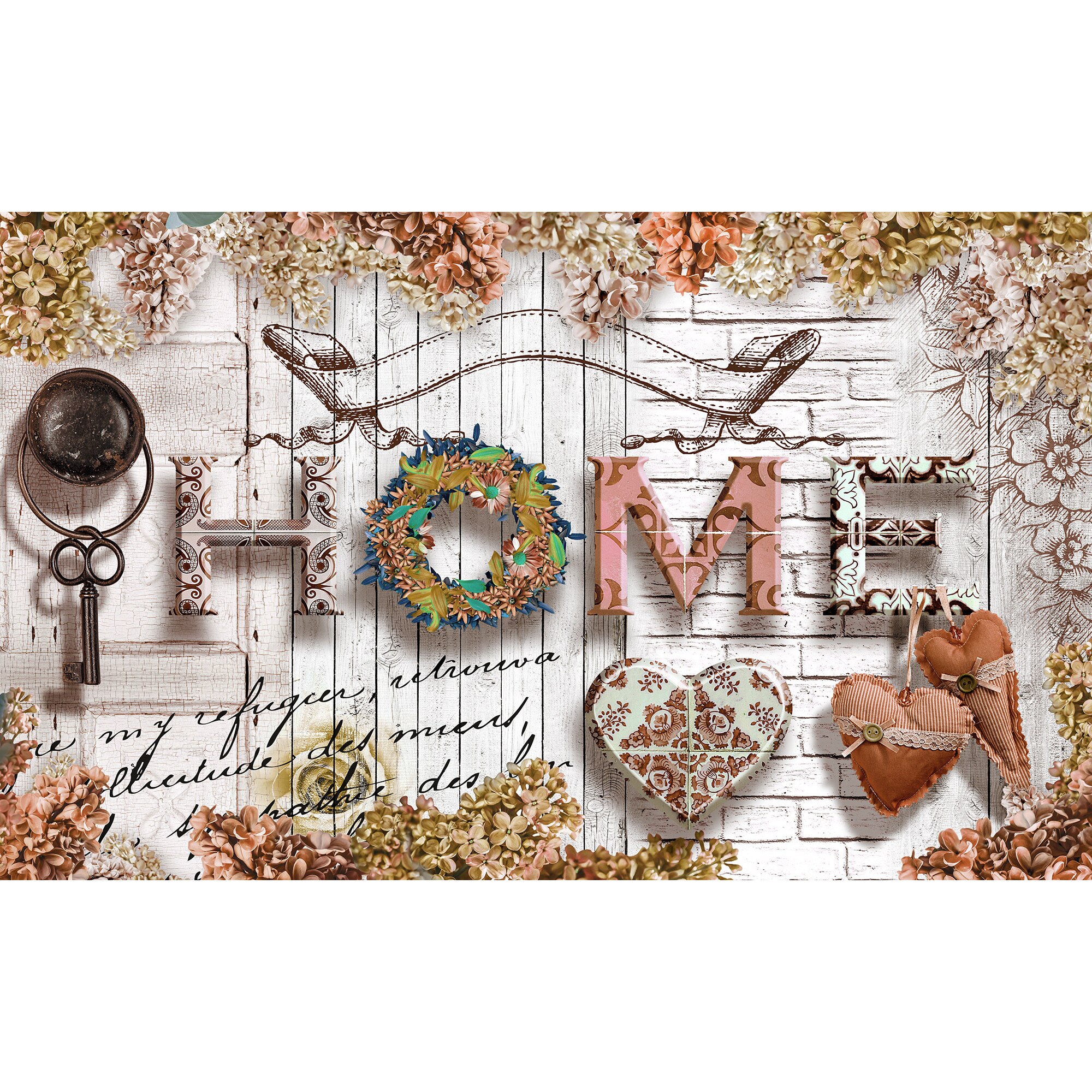 Fototapet DEGRETS 83459 Casa bej 254x368cm