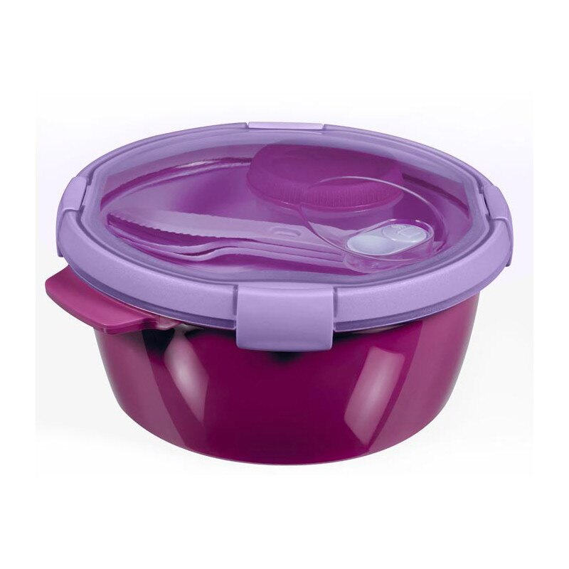 Caserola Curver Smart To Go 232675, Plastic, Rotunda, 1,6 L, Violet