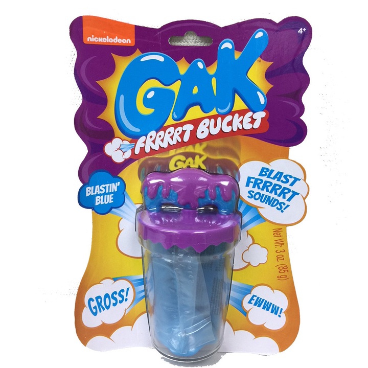 Joc creativ Nickelodeon, Gak, Sunete, 85 g, Albastru, 4+