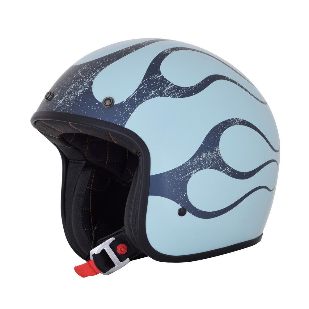 Casca Semiintegrala AFX FX-76 Flame culoare albastru/gri marime M