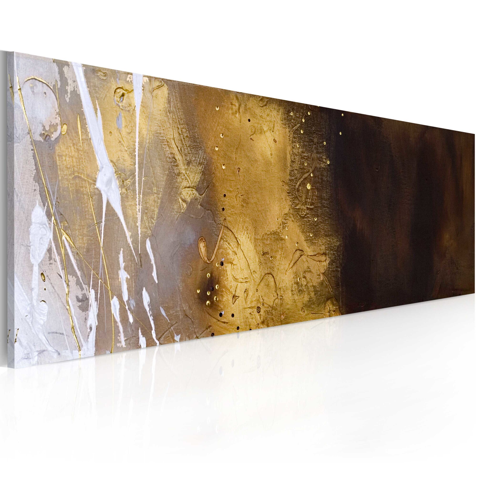 Tablou pictat manual - Seashore In apropiere - 100 x 40 cm