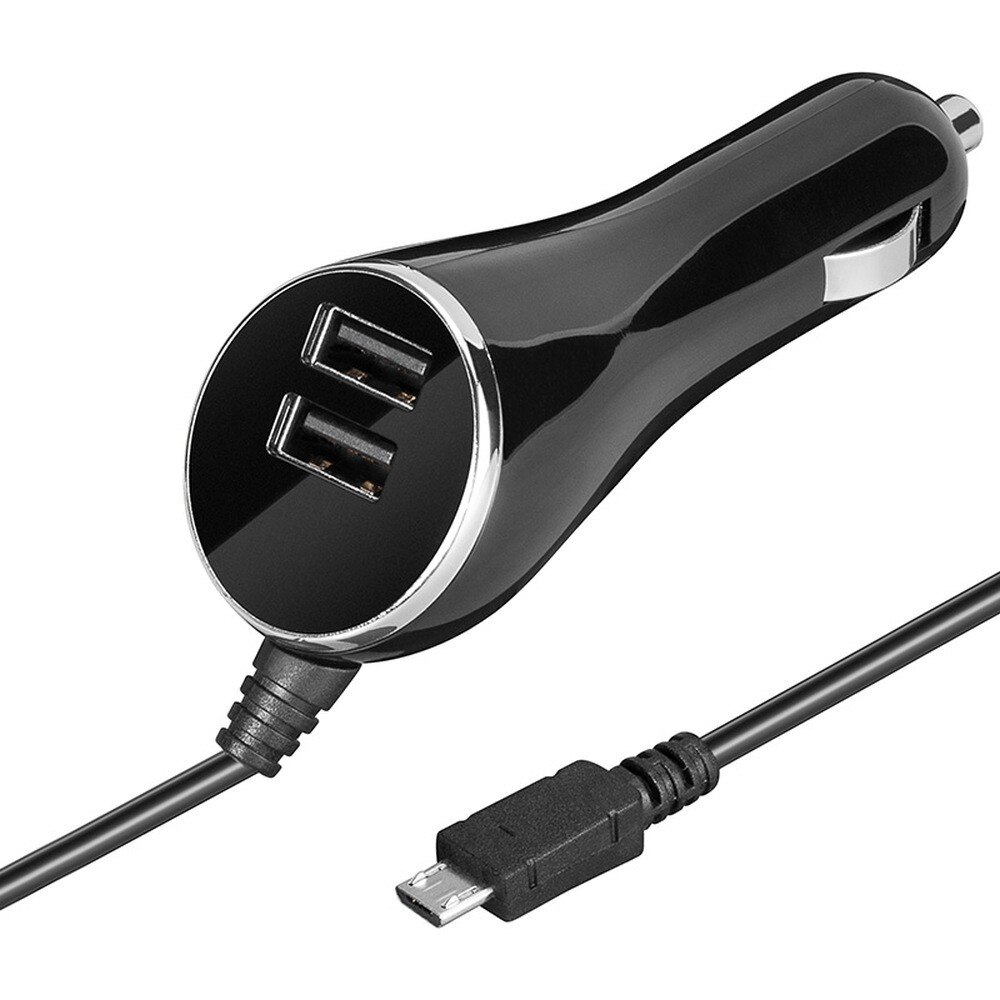 Incarcator auto Goobay Micro USB + dual USB 3.1 cod 63912