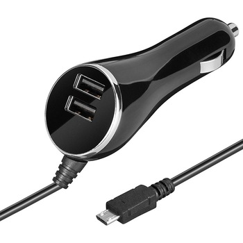 Incarcator auto Goobay Micro USB + dual USB 3.1 cod 63912 Incarcator auto Goobay Micro USB + dual USB 3.1 cod 63912