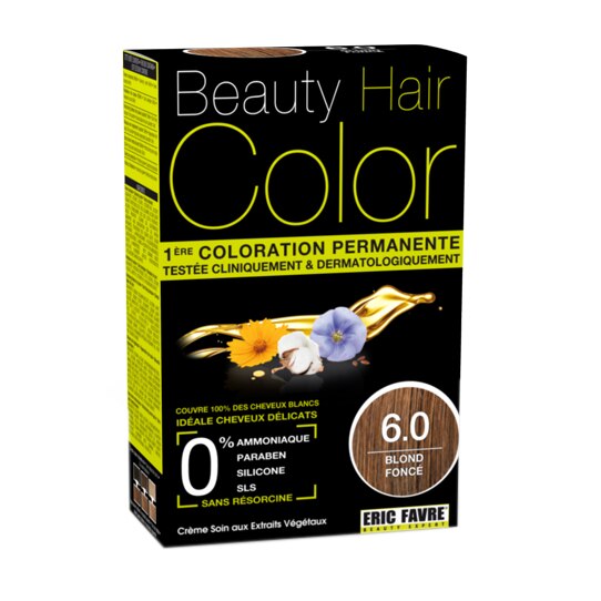 Vopsea de par Beauty Hair Color, 6 Blond Inchis, 160 ml