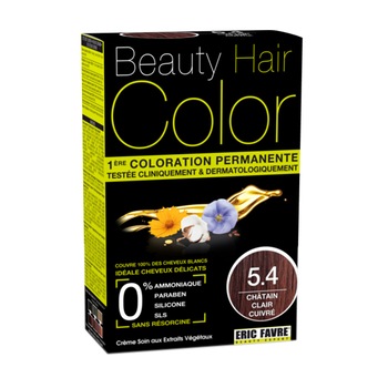 Vopsea de par Beauty Hair Color, 5.4 Saten Roscat Deschis, 160 ml Vopsea de par Beauty Hair Color, 5.4 Saten Roscat Deschis, 160 ml