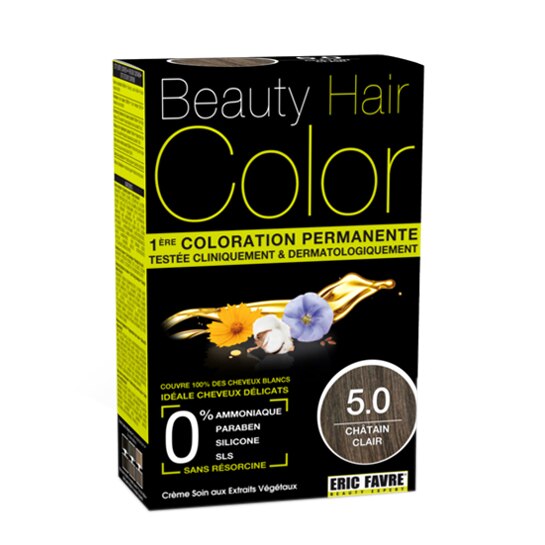 Vopsea de par beauty Hair Color, 5 Saten Deschis, 160 ml