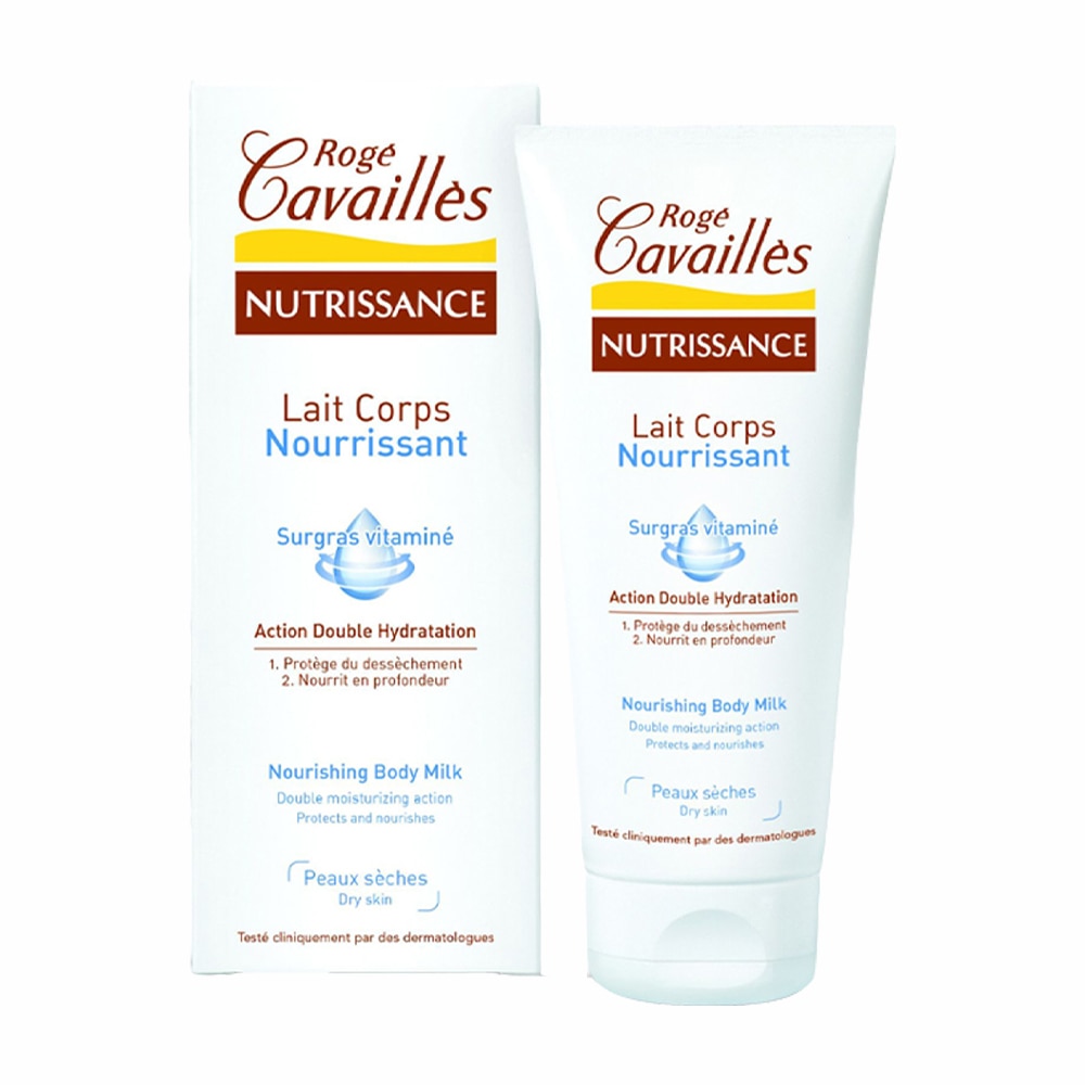 Lapte de corp hidratant Roge Cavailles Nutrissance pentru piele uscata, 200 ml