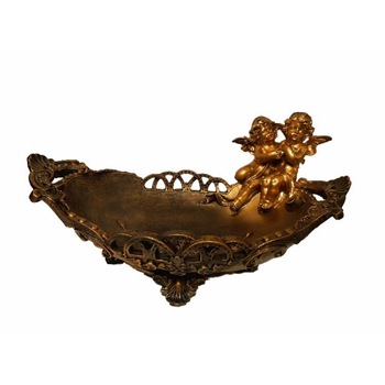 Fructiera decorativa INGERI 02, realizata din rasina, 39 cm Fructiera decorativa INGERI 02, realizata din rasina, 39 cm