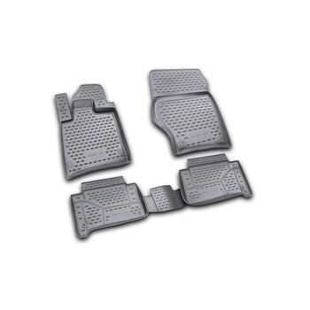Set covorase cauciuc, negre, tip tavita Premium/personalizat compatibil Audi Q7 2006 - prezent Set covorase cauciuc, negre, tip tavita Premium/personalizat compatibil Audi Q7 2006 - prezent
