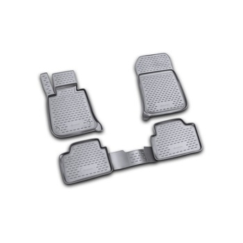 Set covorase cauciuc, negre, tip tavita 3D Premium compatibil BMW seria 3 2006-2012 Set covorase cauciuc, negre, tip tavita 3D Premium compatibil BMW seria 3 2006-2012