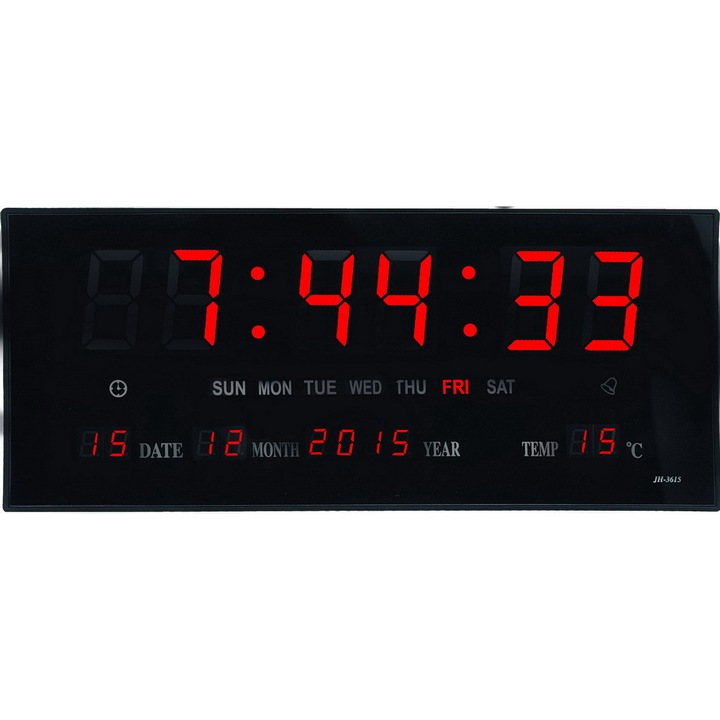 Ceas digital de perete JH3615, LED