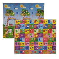 Covor Termoizolant Gros, 180 x 200 x 1 cm cu Doua Fete, Alfabet - Krista®