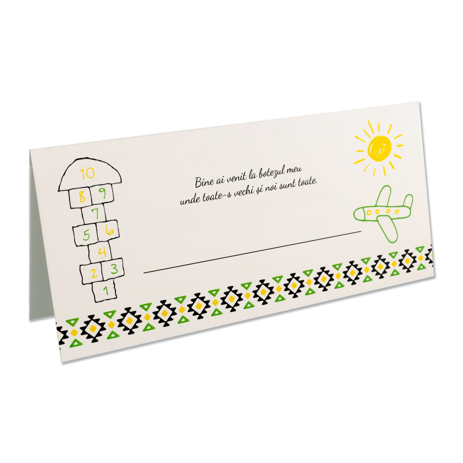 Plic bani botez sotron