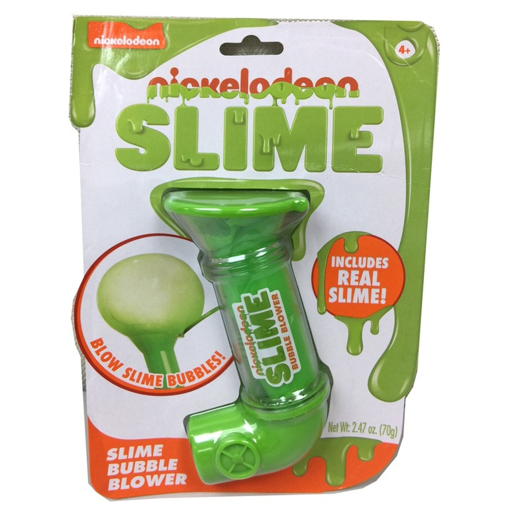 Креативна игра Nickelodeon GAK Slime Bubble Blower 102169, Прави Балончета, 70г