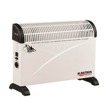 Convector electric Albatros CT-21-Turbo, 3 trepte, 2000 W, 570 x 134 x 400 mm, termostat reglabil Convector electric Albatros CT-21-Turbo, 3 trepte, 2000 W, 570 x 134 x 400 mm, termostat reglabil