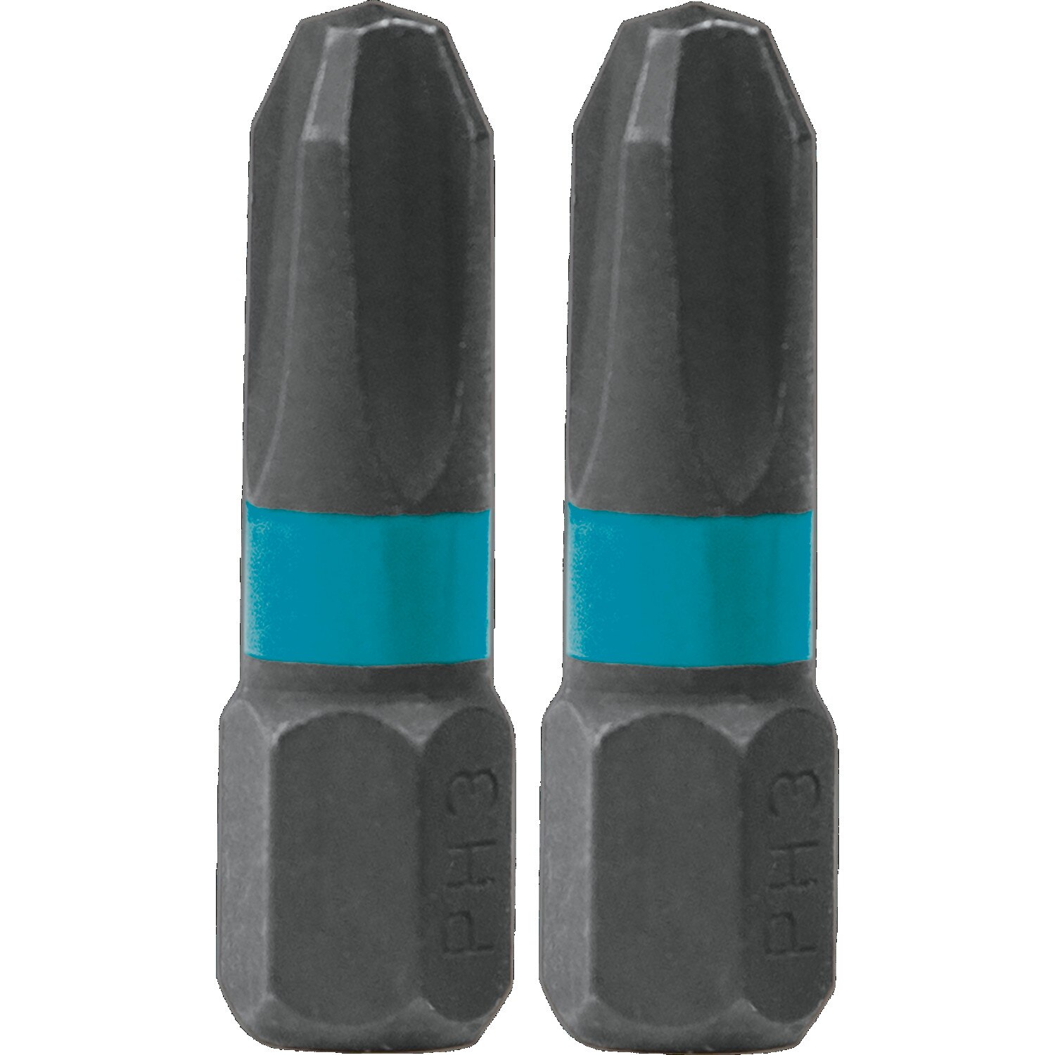 Set de 2 biti de impact, Makita, Impact Black, PZ3x25mm