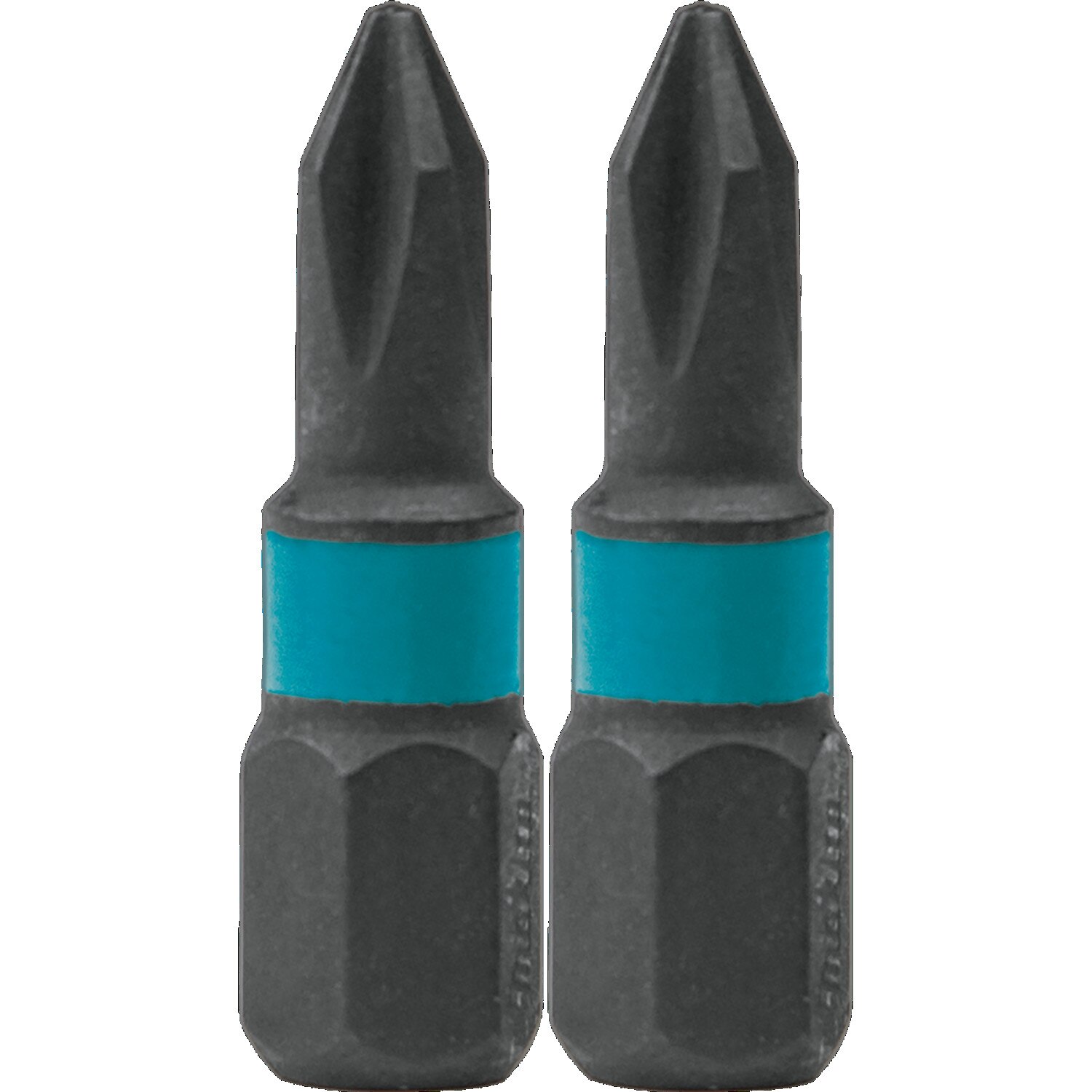 Set de 2 biti de impact, Makita, Impact Black, PZ1x25mm