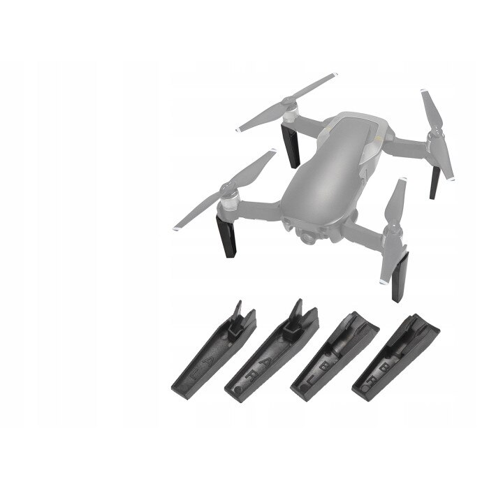 Picioare pentru aterizare drona XREC, DJI MAVIC AIR, Plastic, Negru