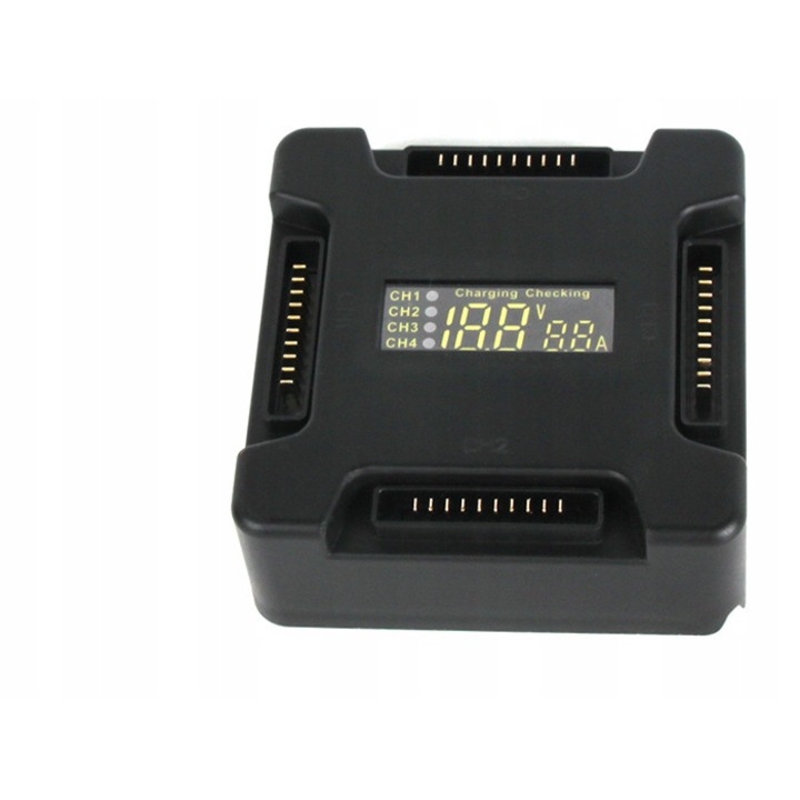 Incarcator baterii drone XREC DJI MAVIC PRO, Ecran LCD, Negru