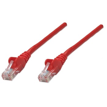 Cablu PatchCord UTP Intellinet, 0.5 m, Rosu Cablu PatchCord UTP Intellinet, 0.5 m, Rosu