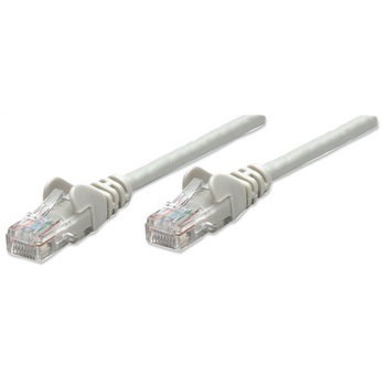Cablu UTP Intellinet PatchCord Cat5e, 1 m, Cupru, Gri Cablu UTP Intellinet PatchCord Cat5e, 1 m, Cupru, Gri