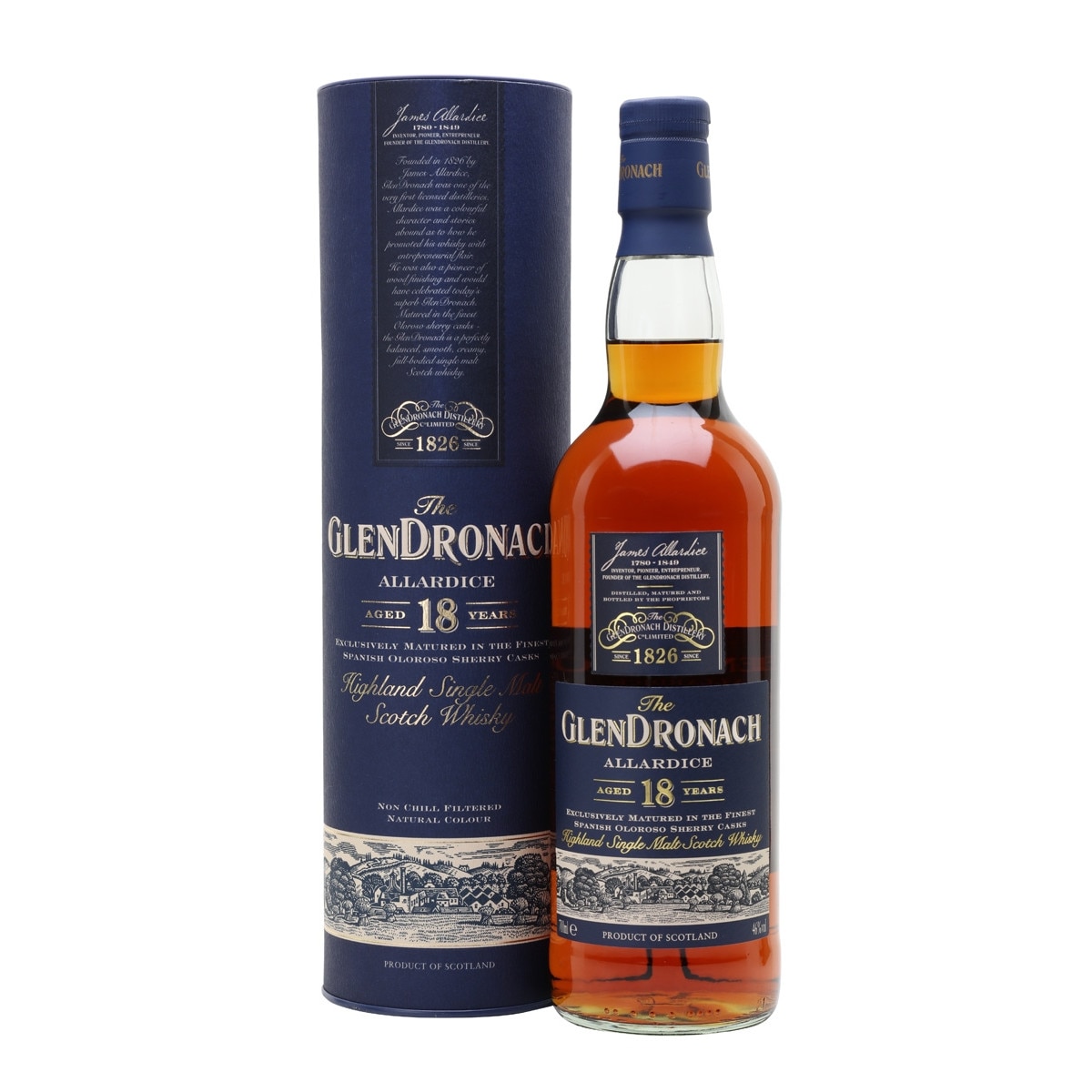 GLENDRONACH ALLARDICE 18年 700ml 46% Whisky Single Malt Glendronach Allardice 18 ani 70cl/46% - eMAG.ro