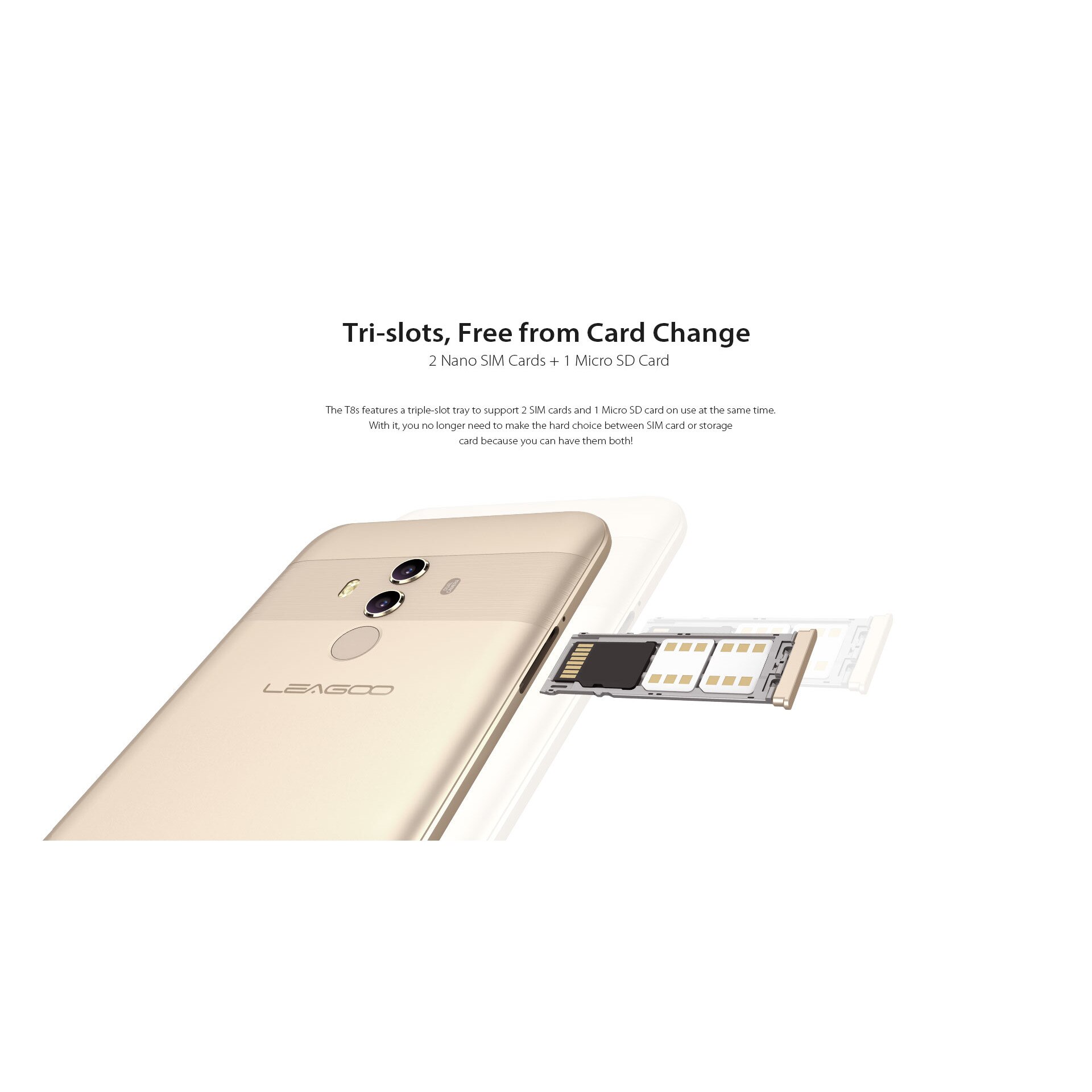 Telefon Mobil LEAGOO T8s, 4G, 5.5