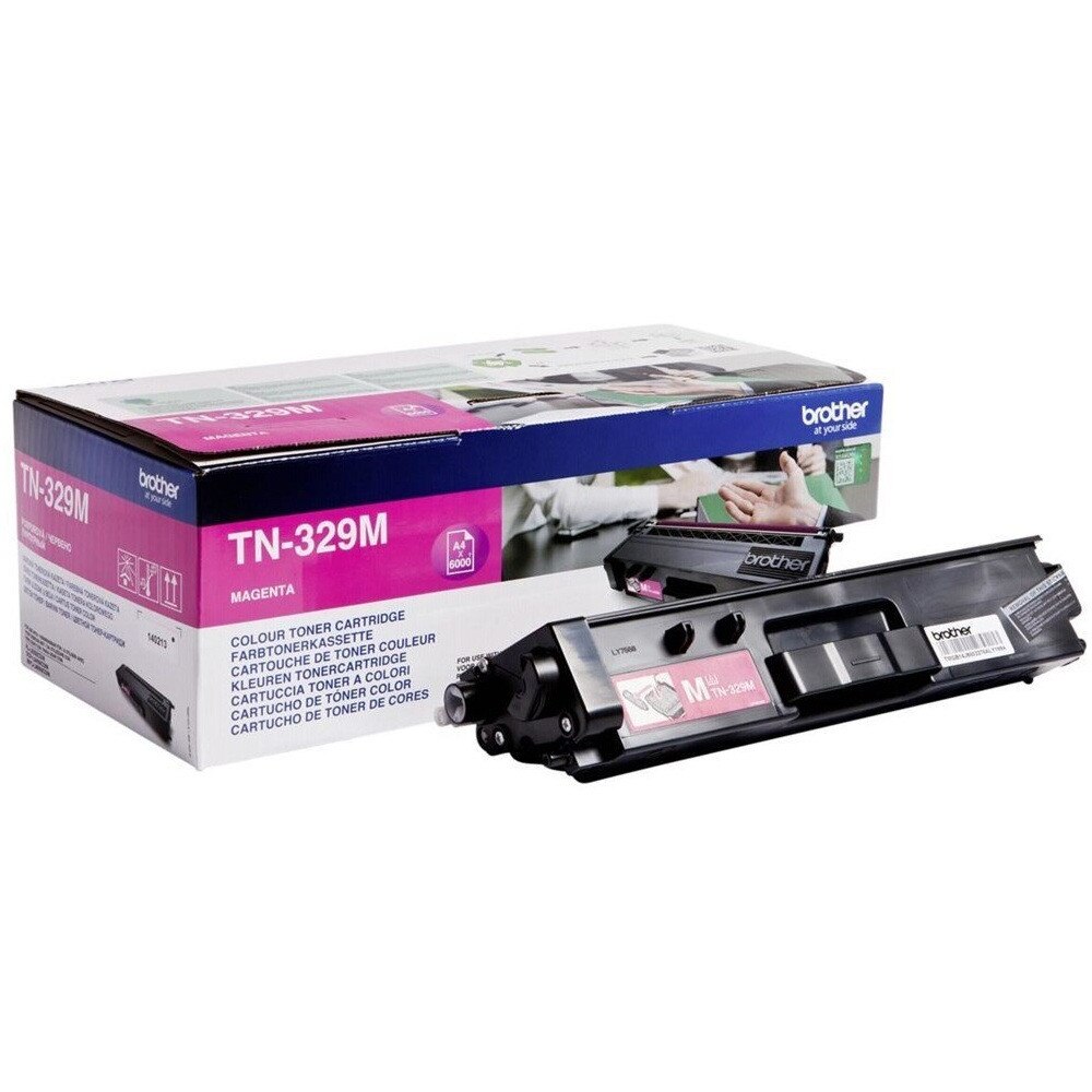 Cartus Toner Original Brother TN329M, 6000pagini, Magenta, pentru imprimante Brother DCP L8450CDW, Brother MFC L8850CDW
